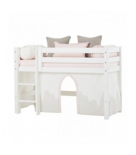 Cortinas Winter Wonderland para cama semi alta o litera70x160 cm