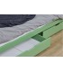 Set de 2 cajones verde para cama 90 x 200
